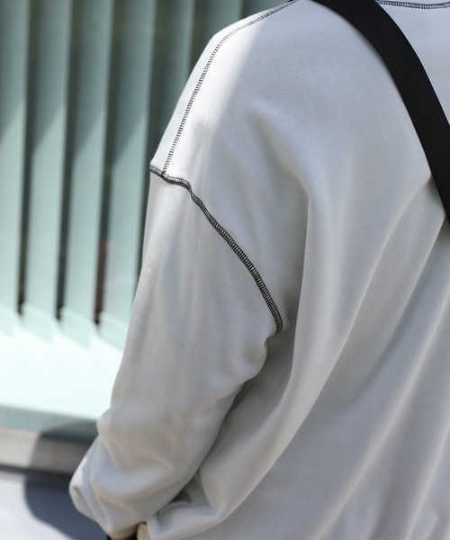 HOOK -original- ゼブラ模様ハートパッチ飾りステッチスウェット（スウェット）｜HOOK（フック）