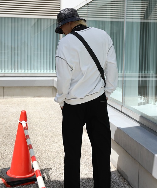 HOOK -original- ゼブラ模様ハートパッチ飾りステッチスウェット（スウェット）｜HOOK（フック）