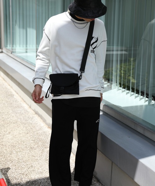 HOOK -original- ゼブラ模様ハートパッチ飾りステッチスウェット（スウェット）｜HOOK（フック）