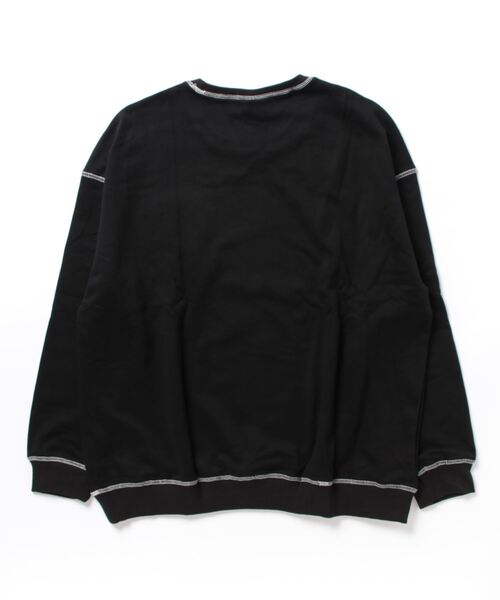 HOOK -original- ゼブラ模様ハートパッチ飾りステッチスウェット（スウェット）｜HOOK（フック）