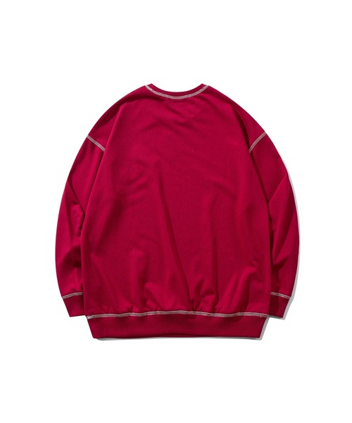 HOOK -original- ゼブラ模様ハートパッチ飾りステッチスウェット（スウェット）｜HOOK（フック）