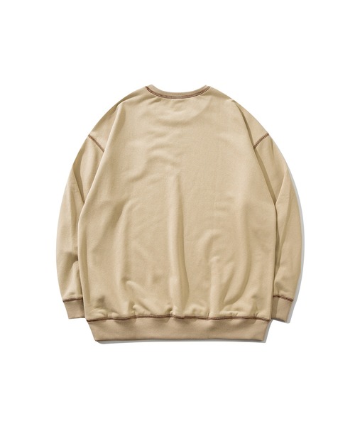 HOOK -original- ゼブラ模様ハートパッチ飾りステッチスウェット（スウェット）｜HOOK（フック）