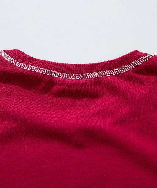 HOOK -original- ゼブラ模様ハートパッチ飾りステッチスウェット（スウェット）｜HOOK（フック）