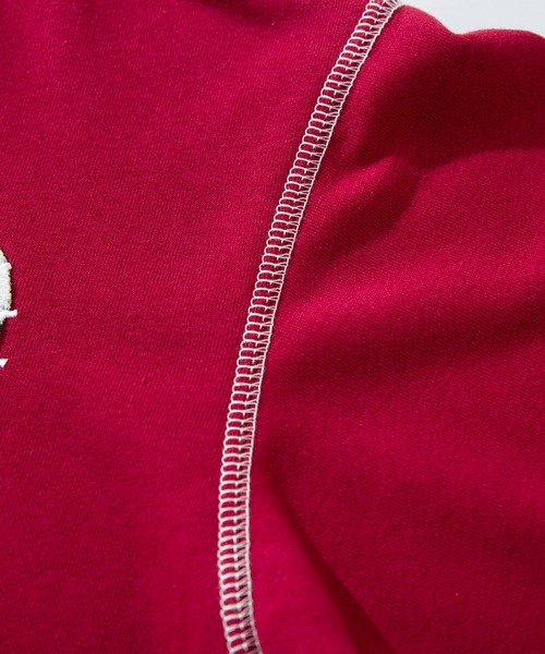 HOOK -original- ゼブラ模様ハートパッチ飾りステッチスウェット（スウェット）｜HOOK（フック）