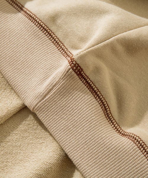 HOOK -original- ゼブラ模様ハートパッチ飾りステッチスウェット（スウェット）｜HOOK（フック）