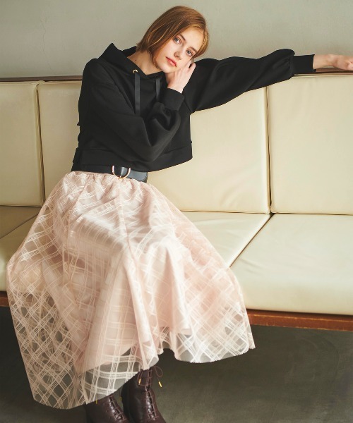 AND COUTURE(アンドクチュール)の「チュールバイヤスチェック AND COUTURE(アンドクチュール)の「チュールバイヤスチェック