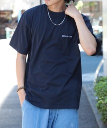 【MAISON CLUB】ワンポイント刺繍Basic Tee LESS IS MORE