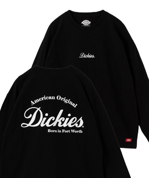 Dickies（ディッキーズ）の「Dickies ディッキーズ グラフィックロングスリーブTシャツ（Tシャツ/カットソー・メンズ・ブラック/サックスブルー/カーキ/ホワイト・M/XL/L）」の3枚目の写真