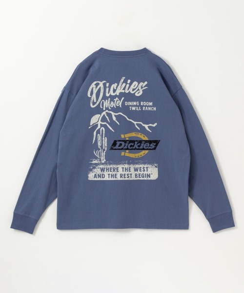 Dickies（ディッキーズ）の「Dickies ディッキーズ グラフィックロングスリーブTシャツ（Tシャツ/カットソー・メンズ・ブラック/サックスブルー/カーキ/ホワイト・M/XL/L）」の8枚目の写真