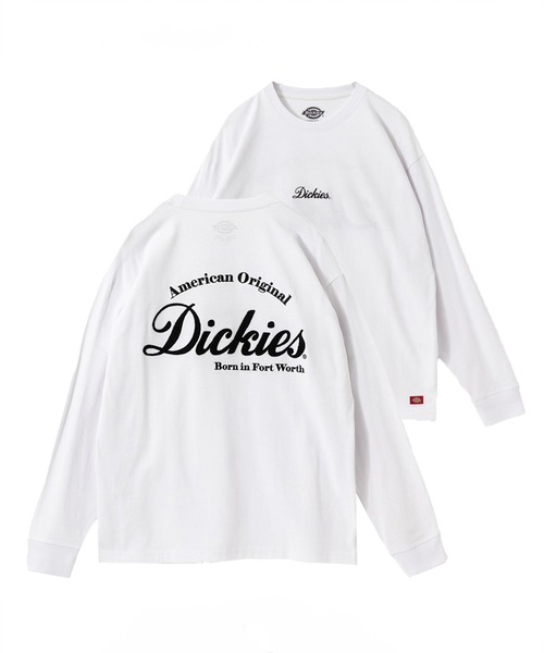 Dickies（ディッキーズ）の「Dickies ディッキーズ グラフィックロングスリーブTシャツ（Tシャツ/カットソー・メンズ・ブラック/サックスブルー/カーキ/ホワイト・M/XL/L）」の10枚目の写真