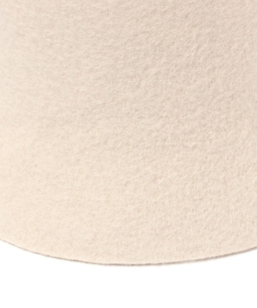 BAYFLOW（ベイフロー）の「フェルトベルハット（ハット・レディース・ダークブラウン/ブラック/アイボリー・FREE）」の4枚目の写真