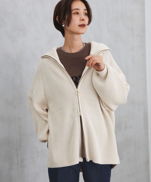 LEPSIM（レプシィム）の「アソートフロッキーロンT　977234（Tシャツ/カットソー・レディース・オフホワイト/ネイビー/ブラウン・FREE）」の8枚目の写真