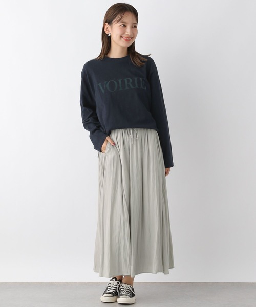 LEPSIM（レプシィム）の「アソートフロッキーロンT　977234（Tシャツ/カットソー・レディース・オフホワイト/ネイビー/ブラウン・FREE）」の22枚目の写真