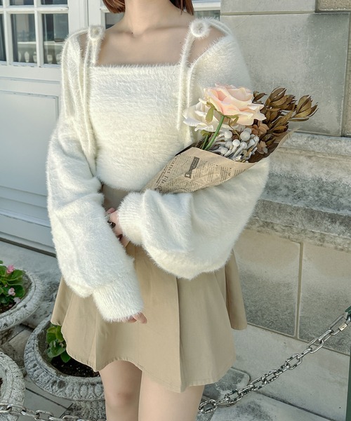 mideal シャギーボレロセットワンピ 【公式通販】