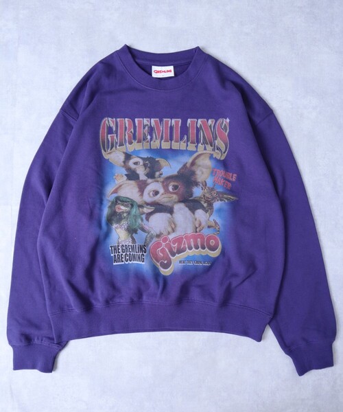 FREAK'S STORE(フリークスストア)の「限定展開 GREMLINS/グレムリン ロックフォト クルーネックスウェット(スウェット・メンズ・ブラック/グレー/パープル・X-LARGE/MEDIUM/LARGE)」の3枚目の写真