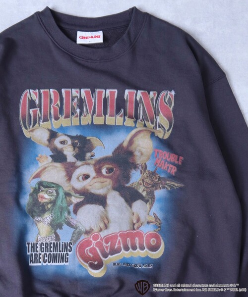 FREAK'S STORE(フリークスストア)の「限定展開 GREMLINS/グレムリン ロックフォト クルーネックスウェット(スウェット・メンズ・ブラック/グレー/パープル・X-LARGE/MEDIUM/LARGE)」の4枚目の写真