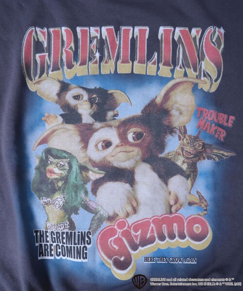 FREAK'S STORE(フリークスストア)の「限定展開 GREMLINS/グレムリン ロックフォト クルーネックスウェット(スウェット・メンズ・ブラック/グレー/パープル・X-LARGE/MEDIUM/LARGE)」の7枚目の写真