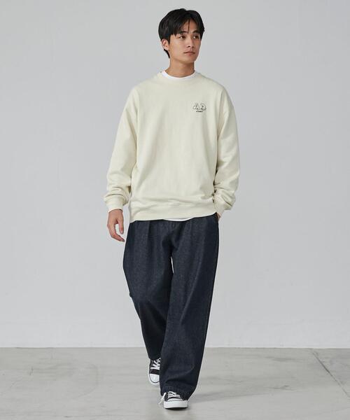 coen(コーエン)の「Ryo Kaneyasu×コーエンベア裏毛スウェット(スウェット・メンズ・ダークグレー/ダークブラウン/ホワイト/ケリーグリーン・L/XL/M/S)」の6枚目の写真