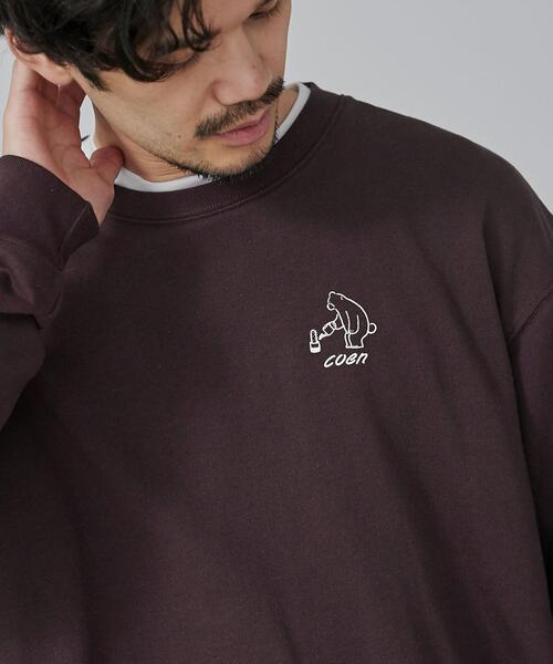 coen(コーエン)の「Ryo Kaneyasu×コーエンベア裏毛スウェット(スウェット・メンズ・ダークグレー/ダークブラウン/ホワイト/ケリーグリーン・L/XL/M/S)」の11枚目の写真
