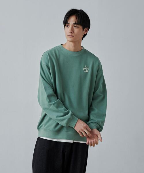 coen(コーエン)の「Ryo Kaneyasu×コーエンベア裏毛スウェット(スウェット・メンズ・ダークグレー/ダークブラウン/ホワイト/ケリーグリーン・L/XL/M/S)」の16枚目の写真