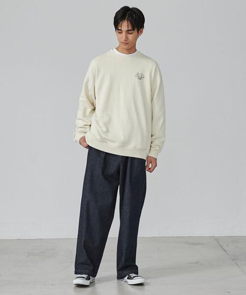 coen(コーエン)の「Ryo Kaneyasu×コーエンベア裏毛スウェット(スウェット・メンズ・ダークグレー/ダークブラウン/ホワイト/ケリーグリーン・L/XL/M/S)」の18枚目の写真