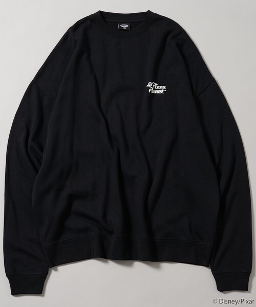 【限定品】ディズニートイストーリー別注 ビッグシルエットトレーナー ブラック M FREAK'S STORE トレーナー スウェット 限定展開 TOY STORY/トイ