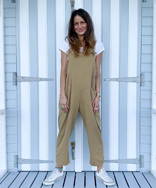 INTERPLAY(インタープレイ)の「【INTERPLAY select】コンフォートサロペット(サロペット/オーバーオール・レディース・ピンク/ベージュ/ブルー/グレー・FREE)」の6枚目の写真