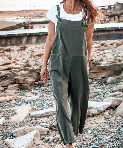 INTERPLAY(インタープレイ)の「【INTERPLAY select】コンフォートサロペット(サロペット/オーバーオール・レディース・ピンク/ベージュ/ブルー/グレー・FREE)」の8枚目の写真