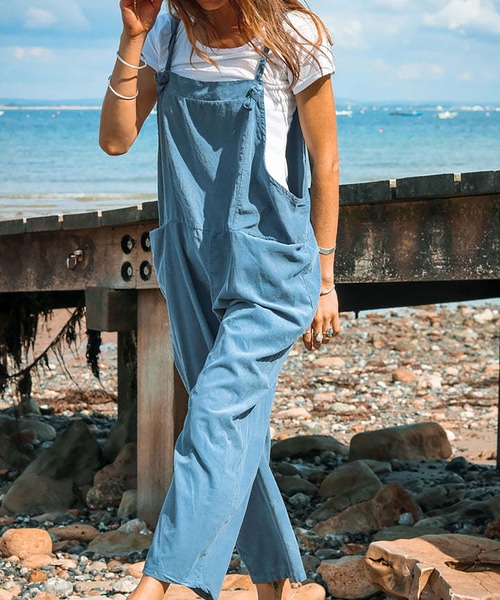 INTERPLAY(インタープレイ)の「【INTERPLAY select】コンフォートサロペット(サロペット/オーバーオール・レディース・ピンク/ベージュ/ブルー/グレー・FREE)」の9枚目の写真