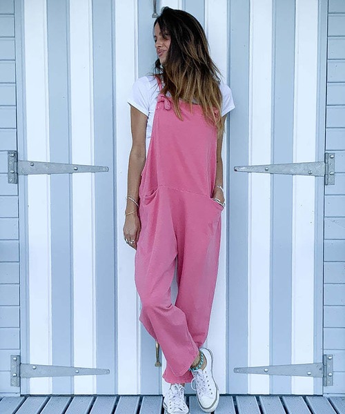 INTERPLAY(インタープレイ)の「【INTERPLAY select】コンフォートサロペット(サロペット/オーバーオール・レディース・ピンク/ベージュ/ブルー/グレー・FREE)」の11枚目の写真