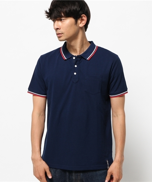 OUTLET（アウトレット）の「【CIAOPANIC TYPY】鹿ノ子ラインポロシャツ（ポロシャツ・メンズ・ホワイト/ネイビー/ブラック・LARGE/SMALL/MEDIUM）」の10枚目の写真