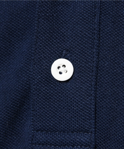 OUTLET（アウトレット）の「【CIAOPANIC TYPY】鹿ノ子ラインポロシャツ（ポロシャツ・メンズ・ホワイト/ネイビー/ブラック・LARGE/SMALL/MEDIUM）」の5枚目の写真