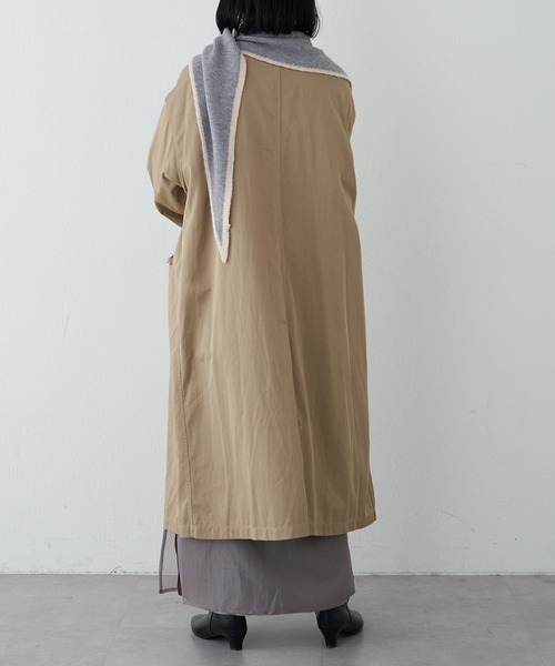 SHENERY（シーナリー）の「ヘムライントライアングルストール（ストール/ショール・レディース・ブラック/グレー/ベージュ・FREE）」の16枚目の写真