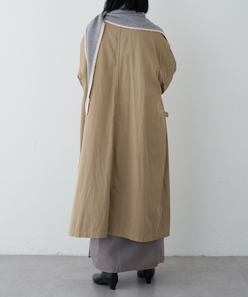 SHENERY（シーナリー）の「ヘムライントライアングルストール（ストール/ショール・レディース・ブラック/グレー/ベージュ・FREE）」の17枚目の写真