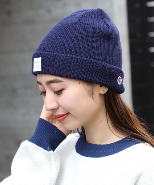 Champion(チャンピオン)の「【Champion】199-905B (492-0151) 裏ボアチケットワッチ(ニットキャップ/ビーニー・メンズ・ベージュ/グレー/オレンジ/ネイビー/グリーン・FREE)」の4枚目の写真