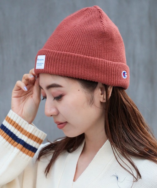 Champion(チャンピオン)の「【Champion】199-905B (492-0151) 裏ボアチケットワッチ(ニットキャップ/ビーニー・メンズ・ベージュ/グレー/オレンジ/ネイビー/グリーン・FREE)」の5枚目の写真