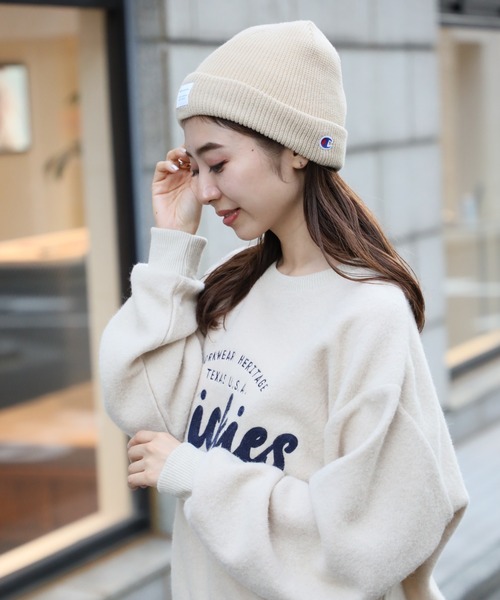 Champion(チャンピオン)の「【Champion】199-905B (492-0151) 裏ボアチケットワッチ(ニットキャップ/ビーニー・メンズ・ベージュ/グレー/オレンジ/ネイビー/グリーン・FREE)」の18枚目の写真