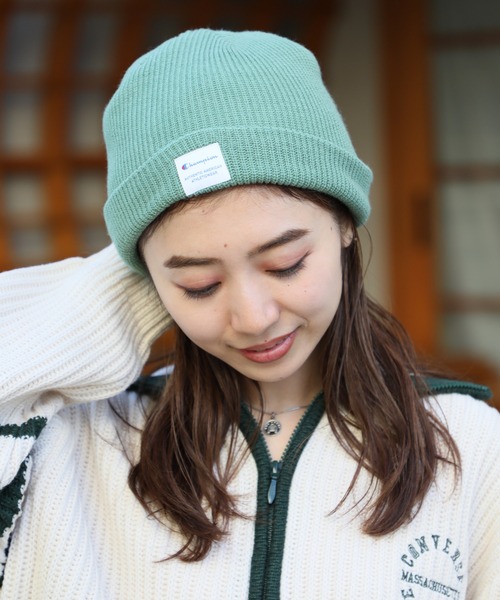 Champion(チャンピオン)の「【Champion】199-905B (492-0151) 裏ボアチケットワッチ(ニットキャップ/ビーニー・メンズ・ベージュ/グレー/オレンジ/ネイビー/グリーン・FREE)」の14枚目の写真