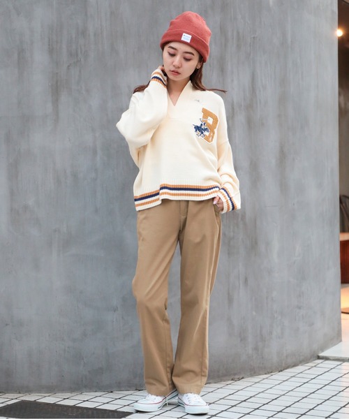 Champion(チャンピオン)の「【Champion】199-905B (492-0151) 裏ボアチケットワッチ(ニットキャップ/ビーニー・メンズ・ベージュ/グレー/オレンジ/ネイビー/グリーン・FREE)」の17枚目の写真