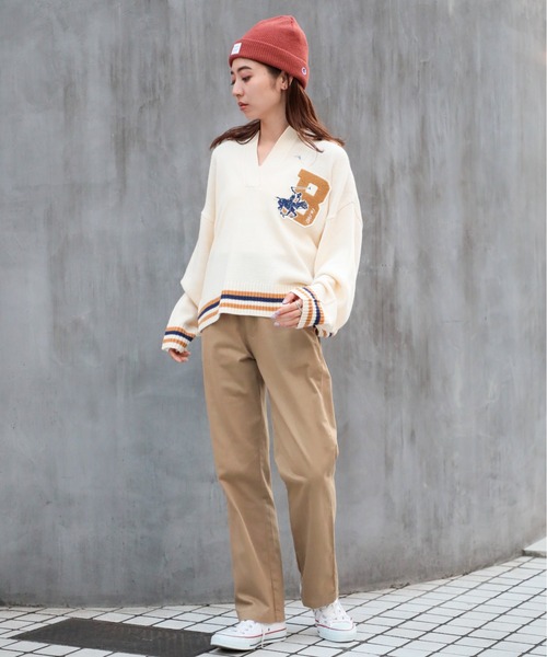 Champion(チャンピオン)の「【Champion】199-905B (492-0151) 裏ボアチケットワッチ(ニットキャップ/ビーニー・メンズ・ベージュ/グレー/オレンジ/ネイビー/グリーン・FREE)」の22枚目の写真