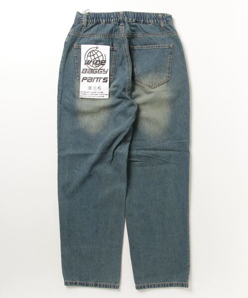 JOHN'S CLOSET(ジョンズクローゼット)の「【13】ワイドバギー オーバーダイデニムパンツ(デニムパンツ・メンズ・ブルー/ブラック・MEDIUM/LARGE)」の21枚目の写真