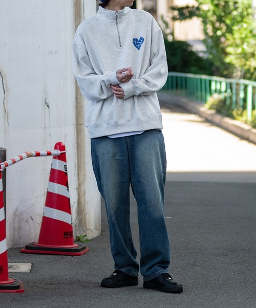 JOHN'S CLOSET(ジョンズクローゼット)の「【13】ワイドバギー オーバーダイデニムパンツ(デニムパンツ・メンズ・ブルー/ブラック・MEDIUM/LARGE)」の10枚目の写真