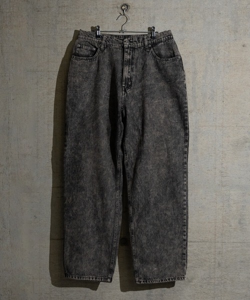 JOHN'S CLOSET(ジョンズクローゼット)の「【13】ワイドバギー オーバーダイデニムパンツ(デニムパンツ・メンズ・ブルー/ブラック・MEDIUM/LARGE)」の17枚目の写真
