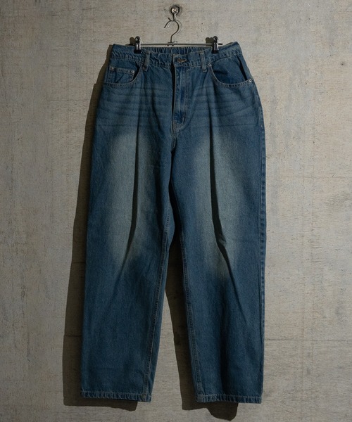 JOHN'S CLOSET(ジョンズクローゼット)の「【13】ワイドバギー オーバーダイデニムパンツ(デニムパンツ・メンズ・ブルー/ブラック・MEDIUM/LARGE)」の18枚目の写真