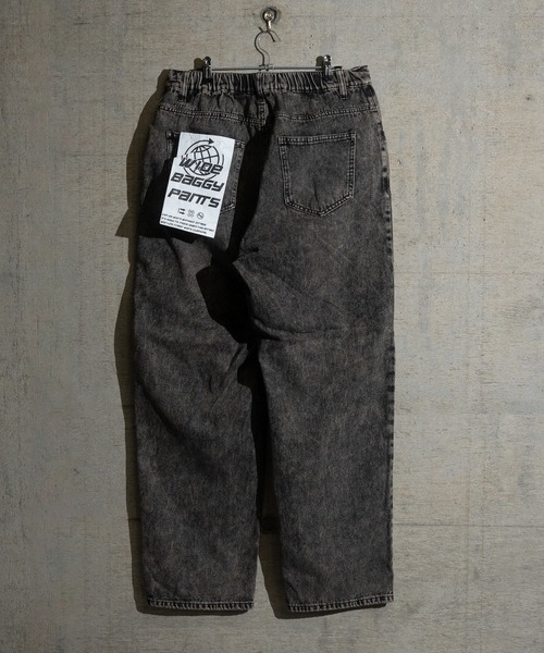 JOHN'S CLOSET(ジョンズクローゼット)の「【13】ワイドバギー オーバーダイデニムパンツ(デニムパンツ・メンズ・ブルー/ブラック・MEDIUM/LARGE)」の19枚目の写真