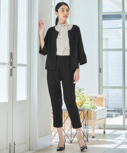 DRESS PLUS(ドレスプラス)の「セットアップ レディーススーツ ジャケット(セットアップ・レディース・ライトグレー/ネイビー/アッシュ/ブラック/ベージュ・XL/XXL/M/L)」の15枚目の写真