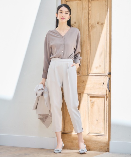 DRESS PLUS(ドレスプラス)の「セットアップ レディーススーツ ジャケット(セットアップ・レディース・ライトグレー/ネイビー/アッシュ/ブラック/ベージュ・XL/XXL/M/L)」の12枚目の写真