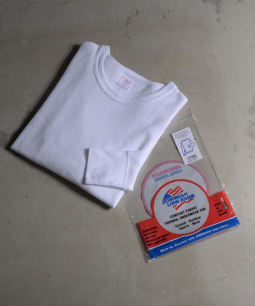 JEMORGAN(ジェーイーモーガン)の「『JEMORGAN LONG JOHNS/ジェーイーモーガンロングジョーンズ』L/S クルーネック長袖Tシャツ【+】(Tシャツ/カットソー・メンズ・カーキ/ナチュラル/杢グレー/ブラック/ネイビー/ホワイト/チャコール・S/L/M/XL)」の20枚目の写真