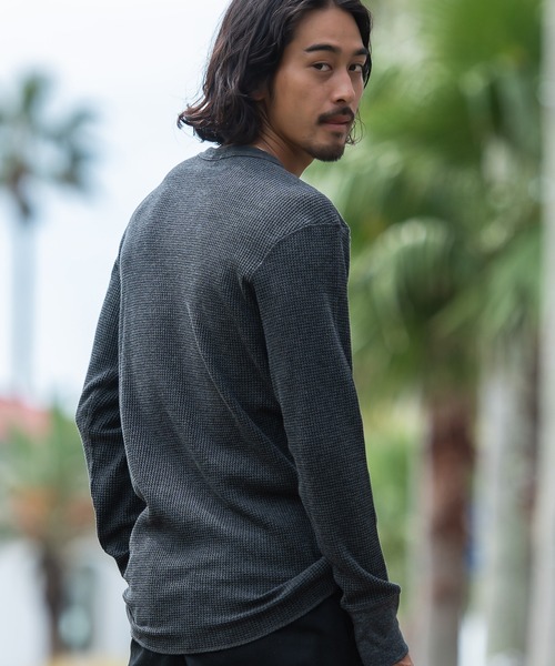 JEMORGAN(ジェーイーモーガン)の「『JEMORGAN LONG JOHNS/ジェーイーモーガンロングジョーンズ』L/S クルーネック長袖Tシャツ【+】(Tシャツ/カットソー・メンズ・カーキ/ナチュラル/杢グレー/ブラック/ネイビー/ホワイト/チャコール・S/L/M/XL)」の10枚目の写真