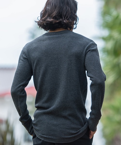 JEMORGAN(ジェーイーモーガン)の「『JEMORGAN LONG JOHNS/ジェーイーモーガンロングジョーンズ』L/S クルーネック長袖Tシャツ【+】(Tシャツ/カットソー・メンズ・カーキ/ナチュラル/杢グレー/ブラック/ネイビー/ホワイト/チャコール・S/L/M/XL)」の13枚目の写真